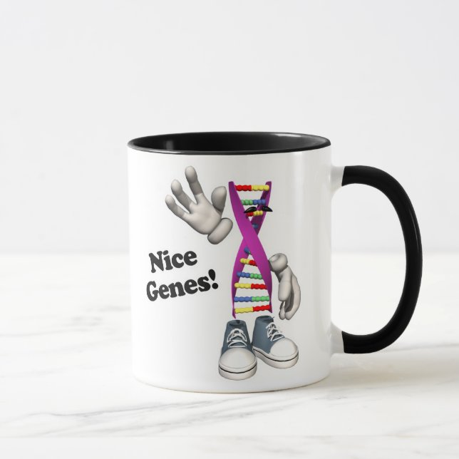 Taza Lindo Genes ADN divertido (Derecha)