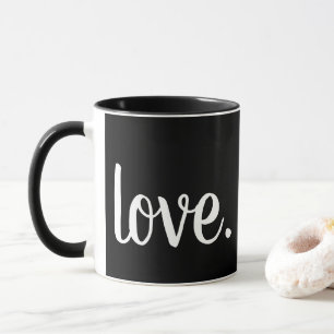 Taza lindo moda AMOR. script  
