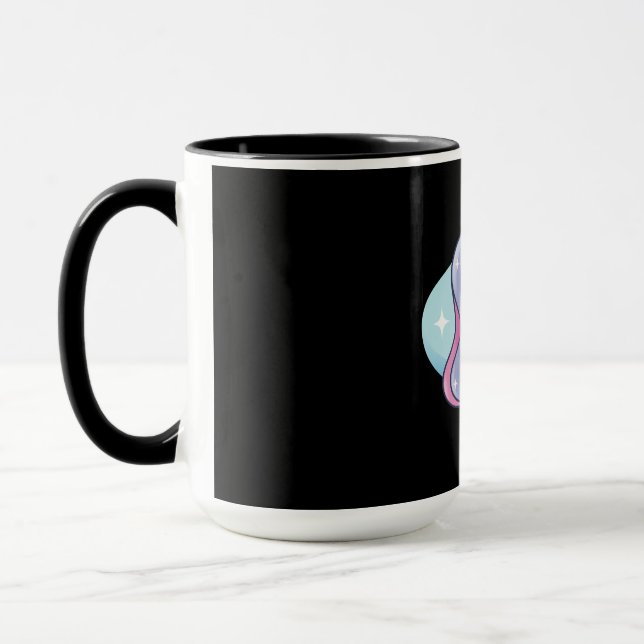 Taza Lindo Unicornio de Arcoíris (Izquierda)