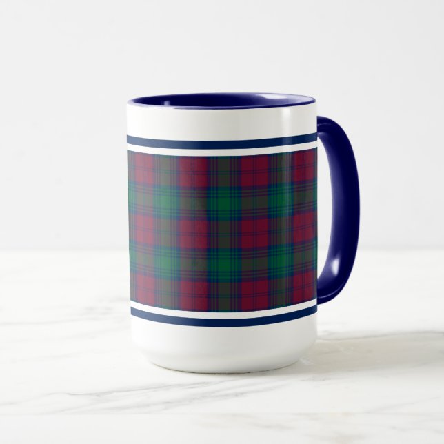 Taza Lindsay Clan Tartan (Anverso derecho)
