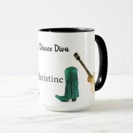 Taza Line Dance Diva Mug