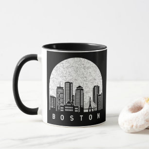 Taza Línea aérea de Boston Massachusetts