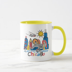 Taza Línea aérea de Chicago Kids