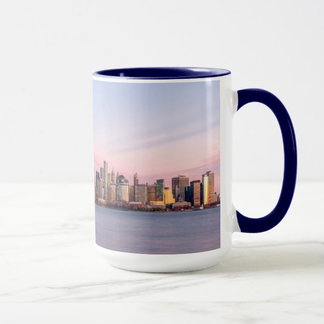Taza Línea aérea de la noche en Nueva York (Derecha)