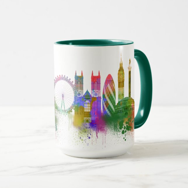 Taza Línea aérea de Londres - Arcoiris (Anverso derecho)