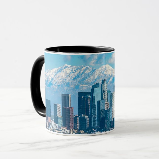 Taza Línea aérea de Los Ángeles, (Anverso izquierdo)