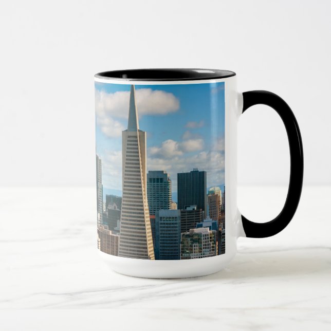 Taza Línea aérea del distrito financiero de San Francis (Derecha)