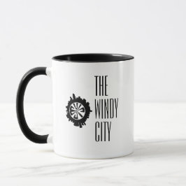 Taza Línea aérea del personalizado Chicago City en Silh