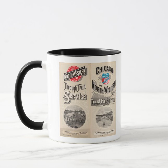 Taza Línea Chicago y North Western (Izquierda)