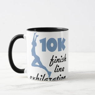 Taza Línea de acabado azul de 10 K