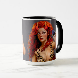 Taza Línea de cotilleo de medianoche de Foxella