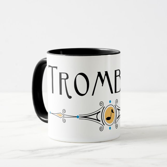 Taza Línea decorativa trombónica (Anverso izquierdo)