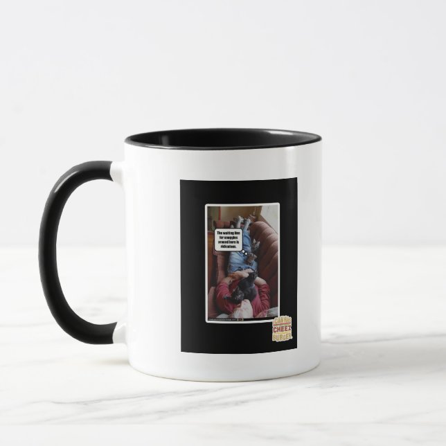 Taza Línea que espera para los snuggles (Izquierda)