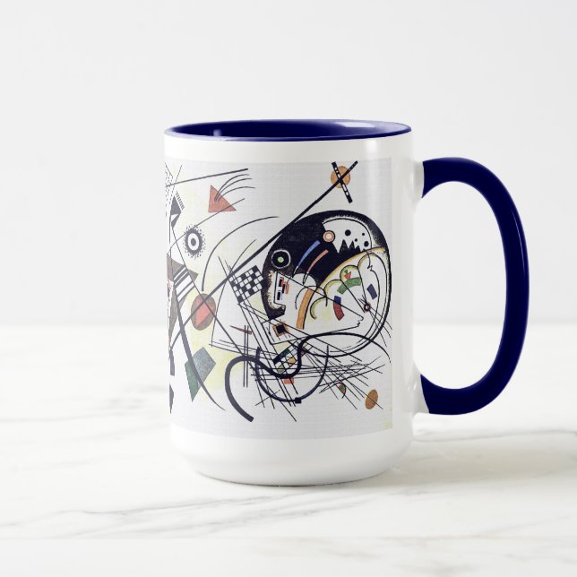 Taza Línea transversal - Kandinsky (Derecha)