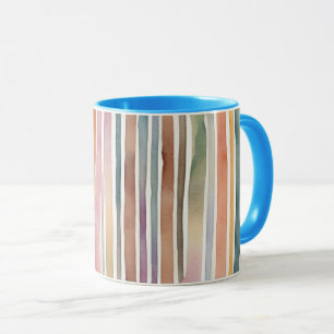 Taza Líneas de acuarela de color