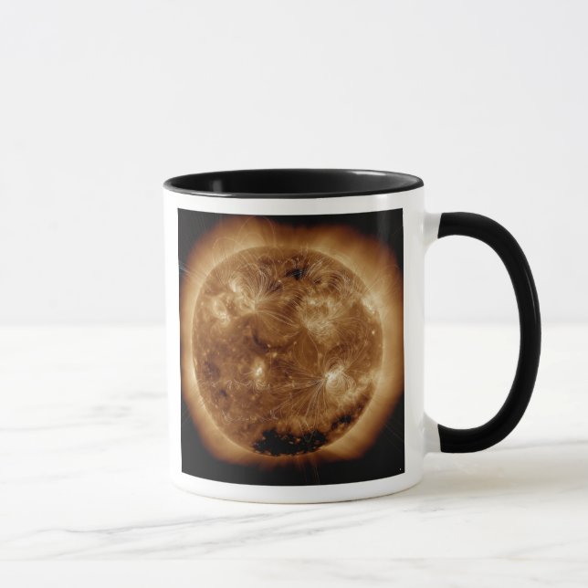 Taza Líneas de campo magnético en el Sol 2 (Derecha)