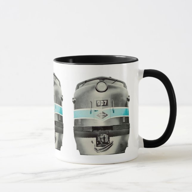 Taza Líneas de ferrocarril de la lectura diesel # 907 (Derecha)