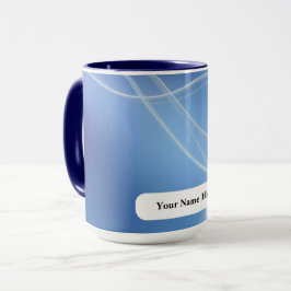Taza Líneas de vapor de perla helada
