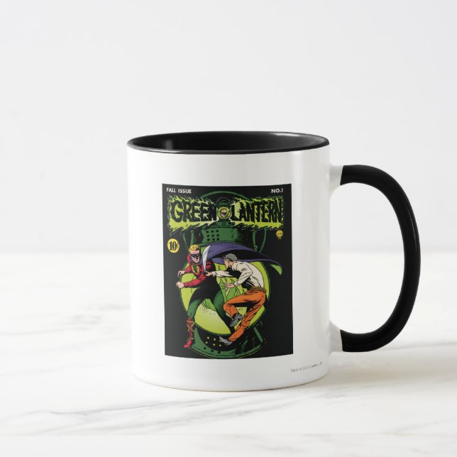 Taza Linterna verde con capa en lucha (Derecha)