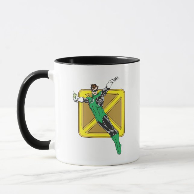 Taza Linterna verde extiende las armas (Izquierda)