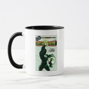 Taza Linterna verde - linterna que brilla intensamente