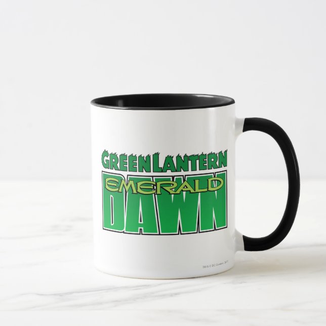 Taza Linterna verde - Logo de Emerald Dawn (Derecha)