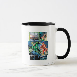 Taza Linterna verde y el panel de destello