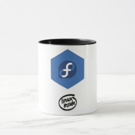 Taza Linux Fedora Mug
