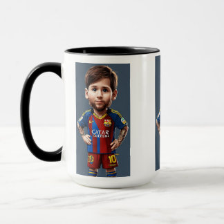 Taza Lionel Messi lindo bebé personalizado mugre realis