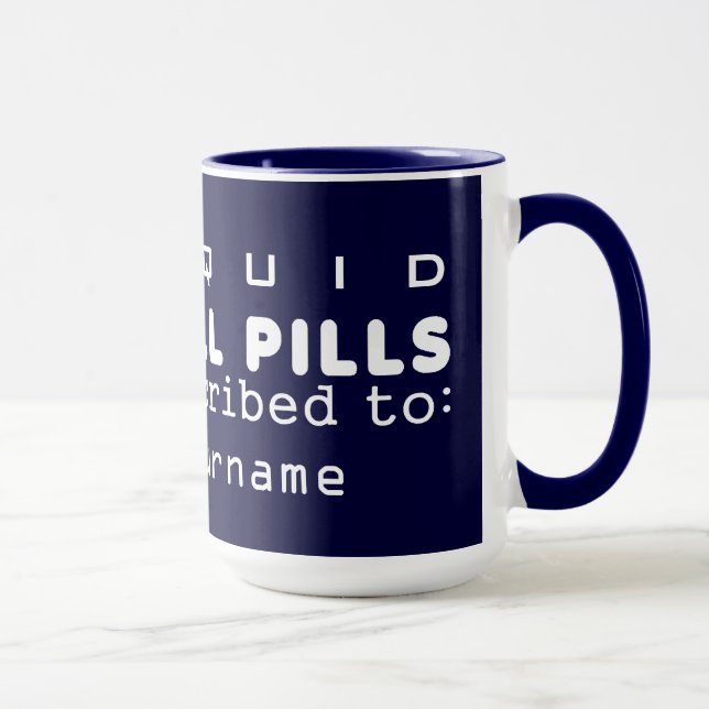 Taza LÍQUIDO CHILL PILLS mugs - elegir estilo (Derecha)