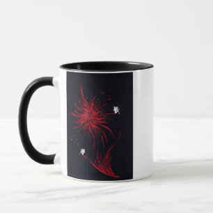 Taza Lirio Araña Rojo Carmesí Fantasía de Lycoris
