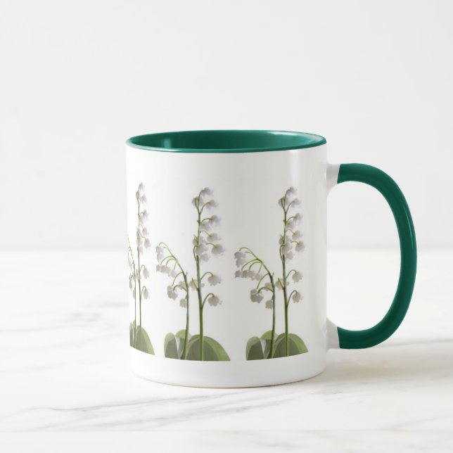 Taza lirio de los valles en los regalos (Derecha)