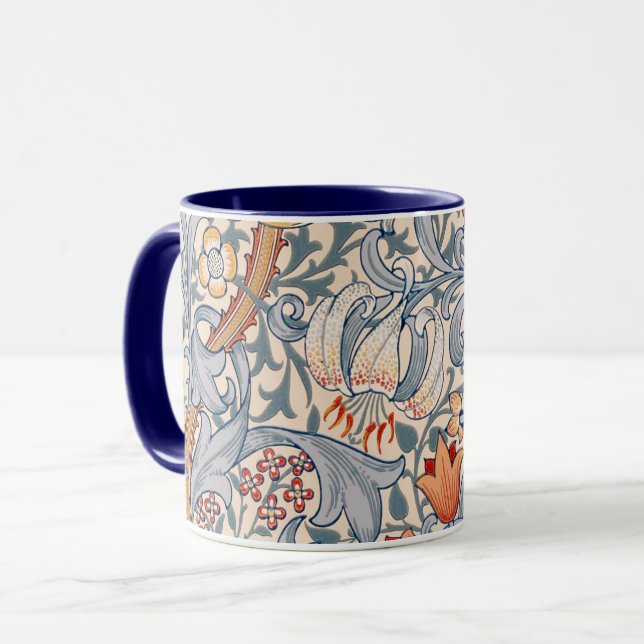 Taza Lirio Dorado, William Morris (Anverso izquierdo)