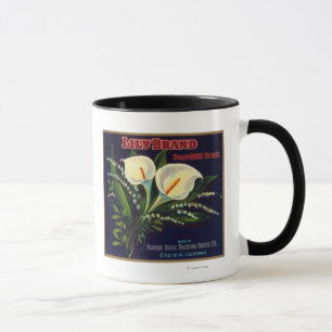 Taza Lirio LabelExeter anaranjado, CA