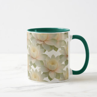 Taza Lirios de agua hermosos