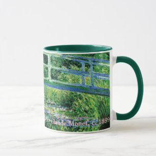 Taza Lirios de agua y puente japonés, Claude Monet