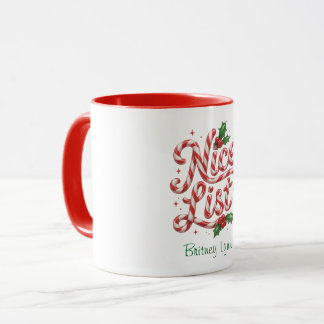 Taza Lista Buena de Navidad de Caramelo de Caña