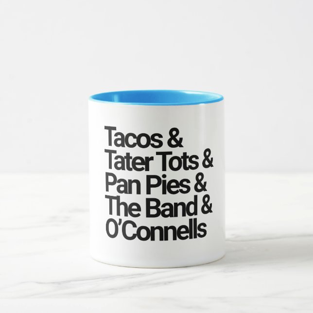 Taza Lista moderna de cosas favoritas| (Centro)