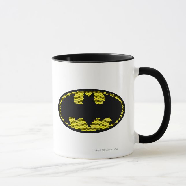 Taza Lite-Brite Bat Emblem (Derecha)