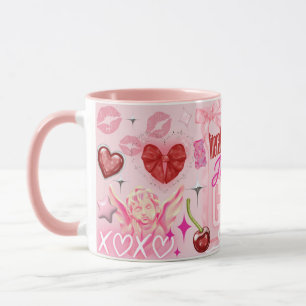 Taza Literalmente sólo un Chica Coquette Kawaii