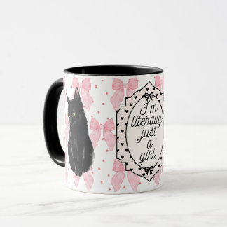 Taza Literalmente, solo un gato Chica de Coquette