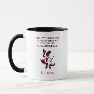 Taza Literatura atractiva que cultiva pensadores crític
