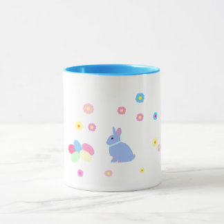 Taza Little Blue Bunny Rabbit Kids Easter Mug