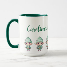 Taza Little Bosy Elf Xmas Magic Personalizado