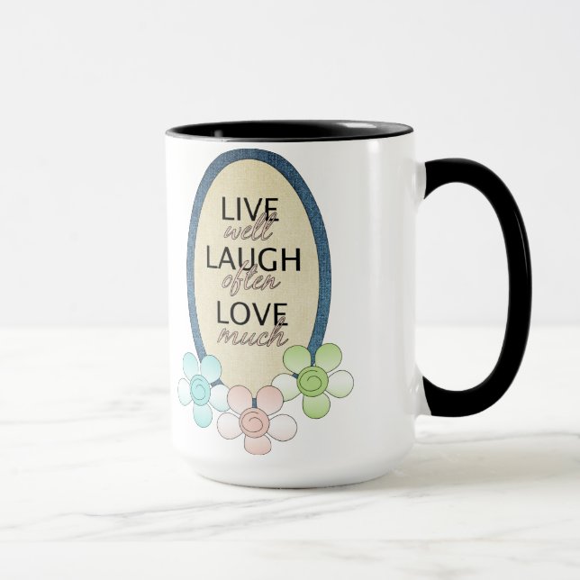 Taza Live Laugh Love Mug (Derecha)