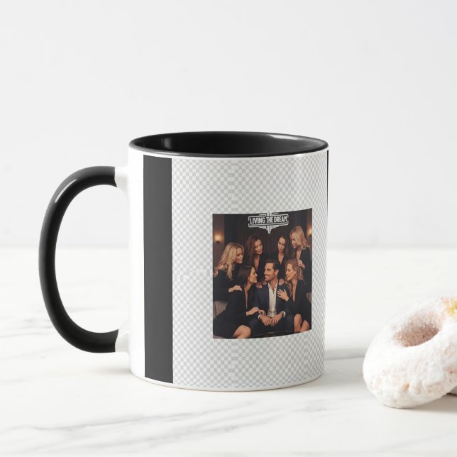 Taza Living the Dream Mug (Con donut)