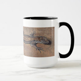 Taza "Lizard on Sand" Realista Mug