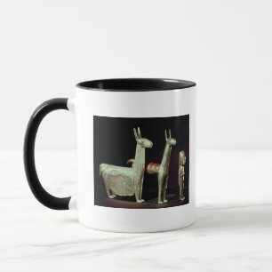 Taza Llama, alpaca y mujer