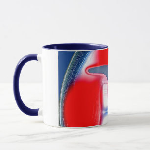 Taza Llama azul