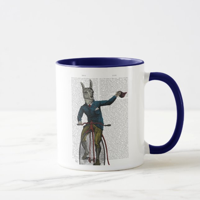 Taza Llama en bicicleta (Derecha)